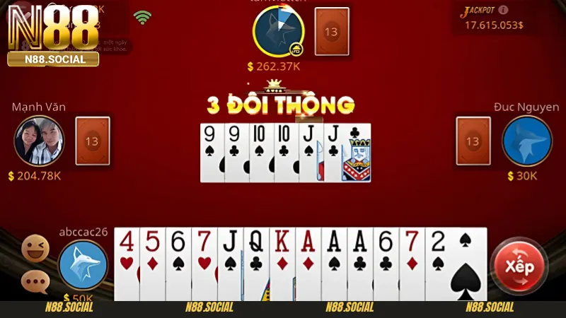 Cách nhớ bài tiến lên miền Nam nhờ thủ bài