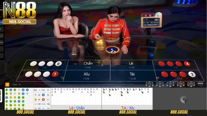 Cách thức tính điểm trong Xóc Đĩa Livestream