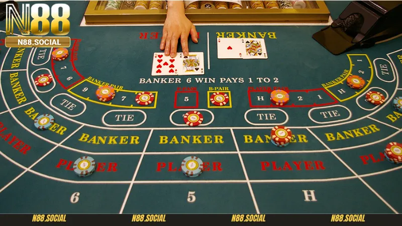 Luật chơi baccarat về thắng thua của cửa cược