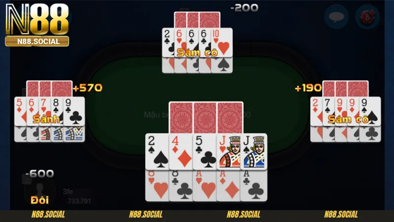 Trường hợp bị binh lủng trong Mậu Binh - Chi trước mạnh hơn chi sau 